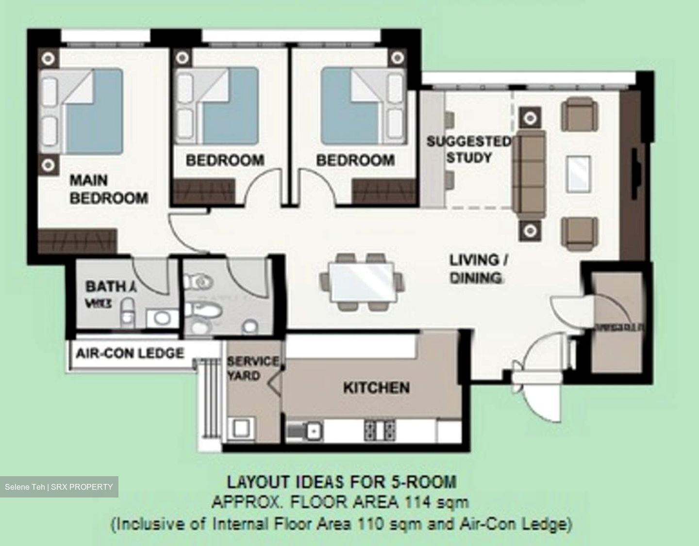 Blk 871C Tampines Greenlace (Tampines), HDB 5 Rooms #554697761